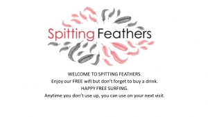 Wifi : Logo Spitting Feathers